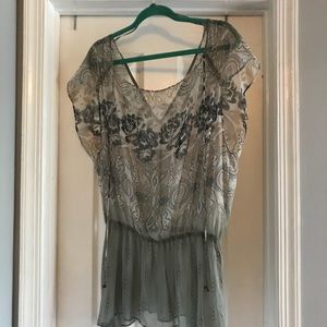 Free people printed blouse